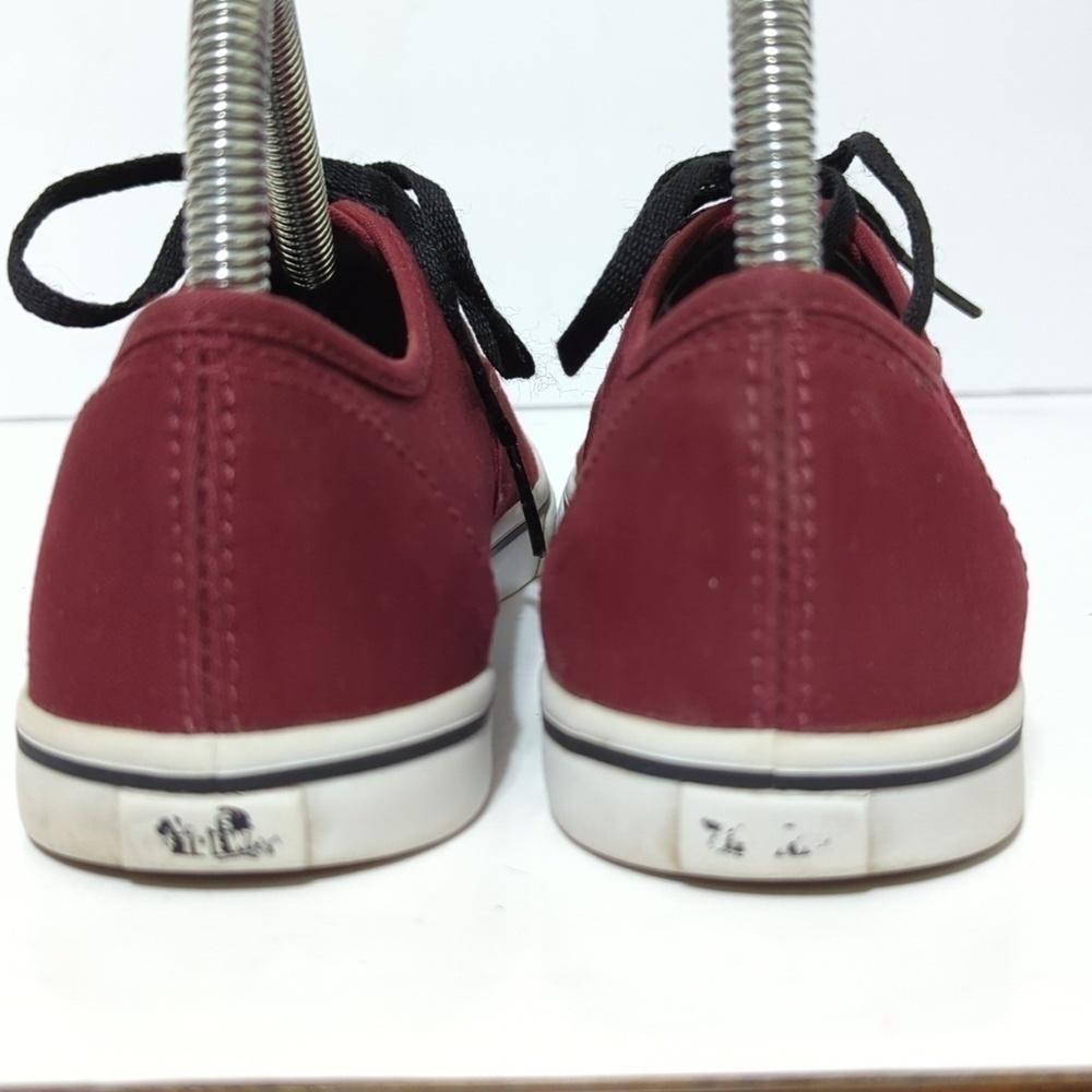 Vans off the wall burgendy red athletic sneaker women's size 6.5 men's 5 - Picture 10 of 14